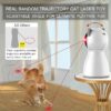Laser Cat Toys for Indoor Cats,The 4th Generation Real Random Trajectory Motion Activated Rechargeable Automatic Cat Laser Toy,Interactive Cat Toys for Bored Indoor Cats/Kittens