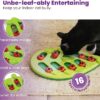 Puzzle & Play – Interactive Cat Puzzle Feeder for Indoor Cats, 16 Hidden Treat Compartments, Slow Feeder, Durable & Easy-Clean