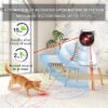 Laser Cat Toys for Indoor Cats,The 4th Generation Real Random Trajectory Motion Activated Rechargeable Automatic Cat Laser Toy,Interactive Cat Toys for Bored Indoor Cats/Kittens