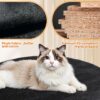 Cat Tree 54in Cat Tower Multi-Level Durable Cat Scratching Post & Cozy Fun Cat Jumping Platform Space Saving Cat Condo Pet Play House for Indoor Cats,Grey