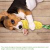 Dog Chew Toys for Aggressive Chewers, Indestructible Tough Durable Squeaky Interactive Dog Toys, Puppy Teeth Chew Corn Stick Toy for Small Medium Large Breed