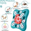 Dog Puzzle Toys, Treat Dispensing Dog Enrichment Toys for IQ Training and Brain Stimulation, Interactive Mentally Stimulating Toys as Gifts for Puppies, Cats, Dogs