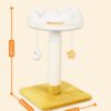 Cloud Cat Tree, Cat Scratching Post with Bed, Small Cat Tree for Kittens, Cat Scratch Post with Cloud-Shaped Soft Perch & Cute Toys, Removeable Cover, Bonus Catnip