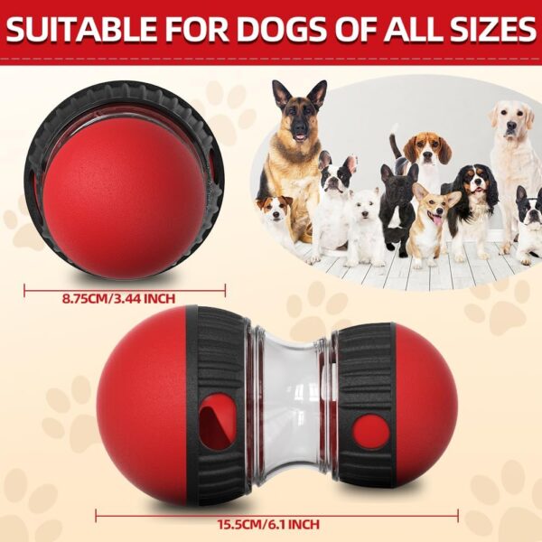 Interactive Dog Enrichment Toy, Slow Feeder & Treat Puzzle for Mental Stimulation, Durable Food Dispenser for Small and Medium Dogs, Indoor Training Aid