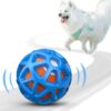 Interactive Dog Toys – Durable Automatic Bouncing & Vibrating Interactive Dog Ball for Smart Play, Motion-Activated Moving Dog Toy for Small/Medium/Large Dogs,USB Rechargeable