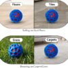 Interactive Dog Toys – Durable Automatic Bouncing & Vibrating Interactive Dog Ball for Smart Play, Motion-Activated Moving Dog Toy for Small/Medium/Large Dogs,USB Rechargeable