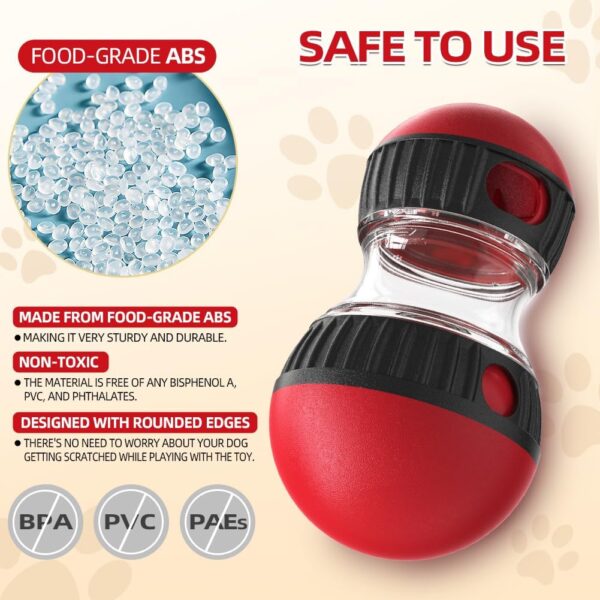 Interactive Dog Enrichment Toy, Slow Feeder & Treat Puzzle for Mental Stimulation, Durable Food Dispenser for Small and Medium Dogs, Indoor Training Aid