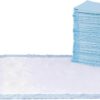 Leakproof Dog and Puppy Pee Pads with 5-Layer Quick-Dry Surface for Potty Training, Standard Absorbency, Giant, , Pack of 40, Blue & White