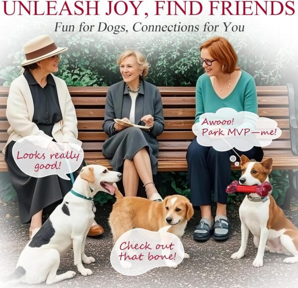 ough Dog Toys for Aggressive Chewers Beef Flavor: 8" Dog Chew Bone for Large Breed, Nylon & Rubber Chew Toy for Medium Large Dogs